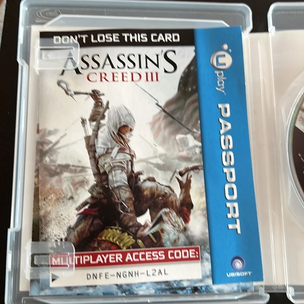 Assassins Creed III PS3 game Ubisoft 3Dcompatible M17+ PlayStation 3